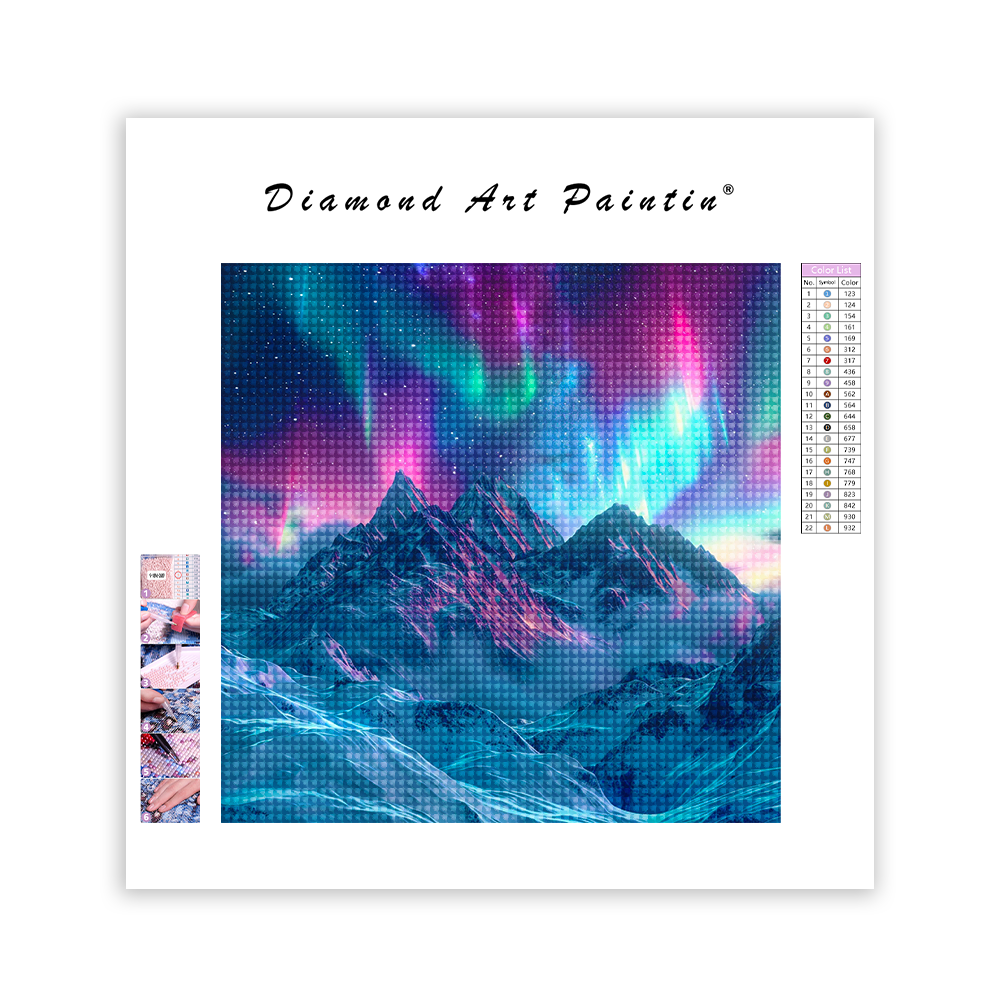 Celestial Mountain Majesty - Diamond Painting