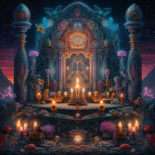 Temple of Illumination - Diamond Painting